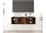 Maison Exclusive - Mensola Da Parete In Rovere Affumicato 102X30X29 Cm Materiale Ligneo