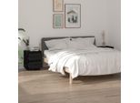 Maison Exclusive - Comodini 2 Pz. Nero 40X35X50 Cm Legno Massello Di Pino