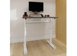 Scrivania Regolabile In Altezza Per Bambini E Adulti – 80 X 60 X 90 Cm, Grigio