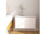 Maison Exclusive - Armadio A Muro Bianco 60X30X35 Cm In Legno Massello Di Pino