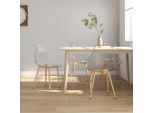 The Living Store Sedie Da Pranzo 4 Pz. Pet Trasparente