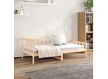 The Living Store Letto Da Giorno 90X200 Cm In Legno Di Pino Massiccio