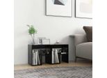 The Living Store Comodini 2 Pz. Neri 40X30X40 Cm In Materiale Ligneo