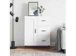 Maison Exclusive - Credenza Bianca 69,5X34X90 Cm Materiale Ligneo