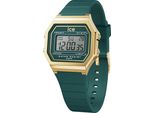 Ice-Watch 022069 Ice Digit Retro Verdigris Small Uhr Unisex Alarm Blau