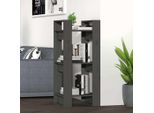 Maison Exclusive - Libreria/Divisorio Grigio 41X35X91 Cm Legno Massello Di Pino