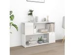 Vidaxl Libreria Bianco Lucido 100X24X63 Cm Materiale A Base Di Legno - Libreria - Librerie - Libreria - Librerie