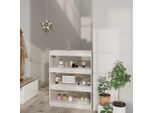 Vidaxl Libreria/Divisorio Grigio Cemento 80X30X103 Cm Materiale A Base Di Legno - Libreria - Scaffali Per Libri - Libreria - Scaffale Di Stoccaggio