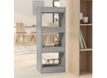 Vidaxl Libreria/Divisorio Per Ambienti Grigio Sonoma 40X30X103 Cm Materiale A Base Di Legno - Libreria - Scaffali Per Libri - Libreria - Scaffale Di Archiviazione