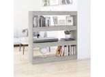 Maison Exclusive - Libreria/Divisorio Grigio Cemento 100X30X103 Cm