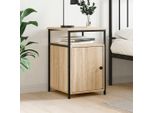 The Living Store Comodino Rovere Sonoma 40X42X60 Cm Materiale Legno