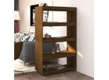 Vidaxl Scaffale/Divisorio Per Camera Marrone Miele 80X35X135 Pino Massiccio - Scaffale - Librerie - Scaffale In Legno - Divisorio Per Camera