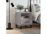 Vidaxl Comodino Grigio Sonoma 40X35X47,5 Cm Materiale A Base Di Legno - Comodino - Comodini - Armadio - Comodino