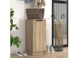 The Living Store Scarpiera Rovere Sonoma 30X35X70 Cm Materiale Legno