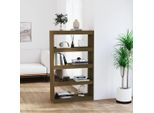 Vidaxl Libreria/Divisorio Per Camera Marrone Miele 80X30X135,5 Cm In Legno Di Pino - Libreria - Librerie - Scaffale Per Libri - Armadietto Portaoggetti