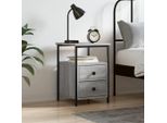 Vidaxl Comodino Grigio Rovere Sonoma 34X35,5X50 Cm In Legno - Comodino - Comodini - Armadio Da Letto - Cassettiera Da Letto