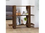 Vidaxl Scaffale/Divisorio Per Camera Look Rovere Marrone 100×30×87 Cm - Scaffale - Librerie - Libreria - Scaffale Portaoggetti