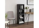 Maison Exclusive - Libreria Divisorio Grigio 40X30X135,5 Cm In Legno Massello Di Pino