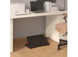 Vidaxl Poggiapiedi Nero 50X30,5X17 Cm - Poggiapiedi - Poggiapiedi In Plastica - Poggiapiedi Da Ufficio