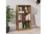 Vidaxl Libreria In Rovere Fumé 60X24X109 Cm Materiale A Base Di Legno - Libreria - Librerie - Librerie - Scaffale