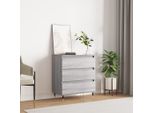 Maison Exclusive - Credenza Grigio Sonoma 60X35X70 Cm Materiale Ligneo