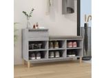 Vidaxl Scarpiera Grigio Sonoma 102X36X60 Cm Materiale A Base Di Legno - Scarpiera - Scaffale Per Scarpe - Armadietto Per Scarpe - Magazzino Per Scarpe