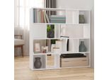 Vidaxl Libreria/Divisorio Bianco 105X24X102 Cm - Libreria - Scaffali Per Libri - Libreria - Divisorio Per Ambienti