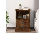 Maison Exclusive - Comodino In Rovere Affumicato 43X36X60 Cm