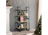Vidaxl Libreria 4 Scomparti Rovere Sonoma 80X30X140 Cm Materiale A Base Di Legno - Libreria - Librerie - Libreria - Librerie