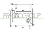Prasco VG201C002 - Oe 1S0820411B Condensatore Aria Condizionata Con Essiccatore Per Mii (KE1, KF1), Citigo (NF1), Load Up, Up