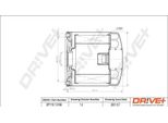 Dr!Ve+ DP1110.11.0166 - Filtro Olio Oe 152089599R Per Dokker, Duster, Lodgy, Logan, Sandero, Citan (W415), Cla (C117), Cla (X117), Classe Gla (X156), Classe A (W176), Classe B (W246), Juke (F15), Micra V (K14), Note (E12), Pulsar, Qashqai Ii (J11), Captur I (H5, J5), Clio Iv, Grand Scenic Iii (Jz), Grand Scenic Iv (R9), Kadjar (Ha, Hl), Kangoo (Kw), Kangoo (Fw), Megane Iii, Megane Iv, Scenic Iii,