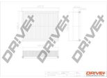 Dr!Ve+ DP1110.10.0064 - Oe 1444 J5 Luftfilter FüR Xsara, 206 Cc (2D), 206 (2A/C), 206 (2E/K), 206 Sw (2E/K)