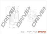 Dr!Ve+ DP1110.13.0108 - Oe 057127435D Filtro Carburante Per A4 (8D), A4 (8E), A4 (8H), A6 (4B), A8 (4D), Superb I (3U), Passat (3B)