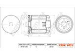 Dr!Ve+ DP1110.11.0004 - Filtro Olio Per A6 (4A), Cordoba (6K), Ibiza (6K), Toledo I (1L2), Golf Iii (1H), Golf Cabriolet (1E), Kaefer, Passat (35I), Polo (80, 86C), Vento (1H), T4