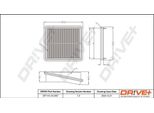 Dr!Ve+ DP1110.10.0467 - Filtro Aria Oe 17220 Pwa 505 Per Jazz Ii