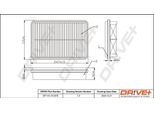 Dr!Ve+ DP1110.10.0578 - Oe 94376335 Luftfilter FüR 4 Runner, Previa (R1, R2)