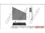 Dr!Ve+ DP1110.10.0339 - Filtro Aria Oe 13 71 7 582 908 Per Serie 5 (F10), Serie 5 (F11), X1 (E84), Z4 (E89)
