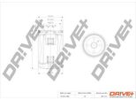 Dr!Ve+ DP1110.11.0022 - Filtro Olio Oe 510990156 Per 33 (907), 155 (167), 164, Voyager Iii (Gs), Voyager Iv, Palio, Siena, Cherokee (Kj), Cherokee (Xj), Grand Cherokee I (Zg, Zj)