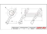 Dr!Ve+ DP1110.11.0224 - Filtro Olio Oe 263203C100 Per Sonata V (Nf), Opirus (Gh), Sorento I (Jc)
