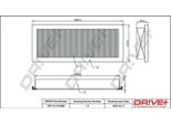 Dr!Ve+ DP1110.10.0699 - Oe 13 71 7 534 845 Filtro Aria Per C4 (La), C4 G-Picasso I (Ua), C4 I (Lc), C4 Picasso I (Ud), R56, R57, R55, 207 (Wa, Wc), 207 Cc (Wd), 207 Sw (Wk), 3008 (0U), 308 Cc (4B), 308 I, 308 Sw I