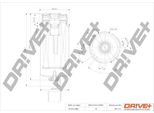 Dr!Ve+ DP1110.13.0092 - Filtro Carburante Oe 6C119176AB Per Transit