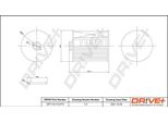 Dr!Ve+ DP1110.13.0175 - Filtro Carburante Oe 16901RL0G01 Per Accord Viii, Civic Ix, CR-V Iii (Re)