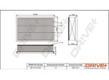 Dr!Ve+ DP1110.10.0431 - Filtro Aria Oe 55184943 Per Bravo, Stilo