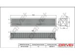 Dr!Ve+ DP1110.10.0361 - Filtro Aria Oe 111 094 02 04 Per Classe C (W203), Classe C (CL203), Classe C (S203)