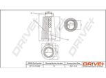 Dr!Ve+ DP1110.10.0229 - Oe 271 094 02 04 Filtro Aria Per Classe C (CL203), Classe C (S203), Classe C (S204), Classe Clc (CL203), Classe C (W203), Classe C (W204), Classe C (C204), Clk (C209), Clk (A209), Classe E (W211), Classe E (W212), Classe E (S211), Slk (R171), Sprinter (W906)