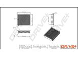 Dr!Ve+ DP1110.10.0231 - Filtro Aria Per A4 (8D), A6 (4B), Superb I (3U), Passat (3B)