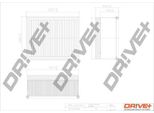Dr!Ve+ DP1110.10.0408 - Oe 1444 Qe Luftfilter FüR Xsara, 206 Cc (2D), 206 (2A/C), 206 (2E/K), 206 Sw (2E/K)