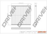 Dr!Ve+ DP1110.12.0051 - Filtro Aria Abitacolo Oe 871394701083 Per Rx (U3), Rx (L1), Yaris Verso (P2), Yaris (P9), Yaris (P1), Prius Plus (W4), Prius (W3), Previa Iii (R2, R5), Previa (R3), Previa (R1, R2), Celica (T23), Celica (T20), Camry (V3), Camry (V2), Avensis Verso (M2)