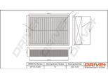 Dr!Ve+ DP1110.10.0661 - Filtro Aria Di Primo Equipaggiamento 6C0 129 620 Per A1 (8X), Ibiza (6J, 6P), Toledo Iv (KG3), Rapid (Nh), Polo (6C, 6R)