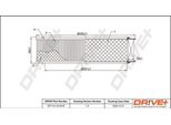 Dr!Ve+ DP1110.10.0016 - Filtro Aria Oe 46536222 Per Doblo E Punto